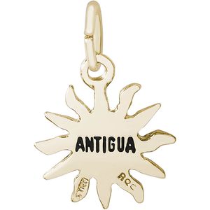 Antigua Sun Small Charm - 14K Gold