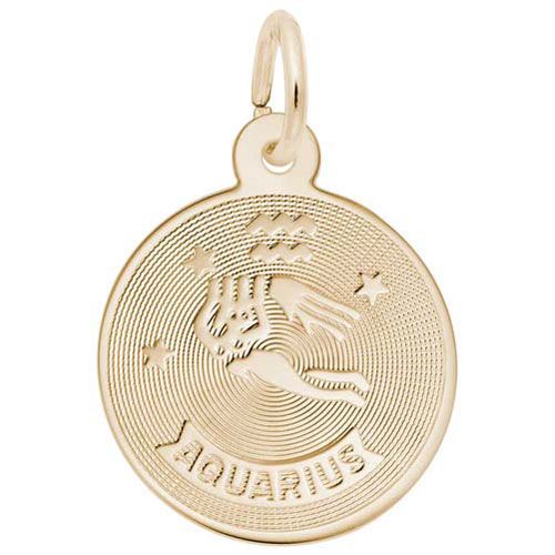 Aquarius Charm 10K Gold - 10-4581-0-10K