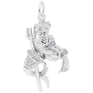 Aquarius Charm 14K While Gold - 10-4131-0-14KW