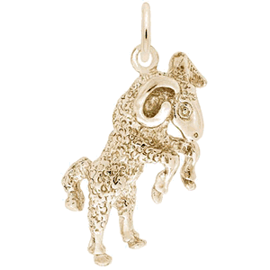 Aries Charm Gold Plated - 10-4133-0-GP