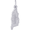 Aruba Map Charm White Gold - 10-4046