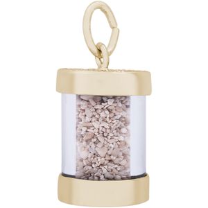 Aruba Sand Capsule Charm - 14K Gold