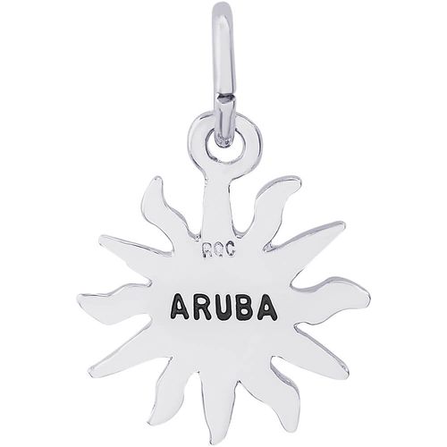 Aruba Sun Small Charm - Sterling Silver