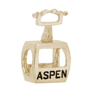 Aspen Gondola Bead - 10K Gold - 10-9178-10kg