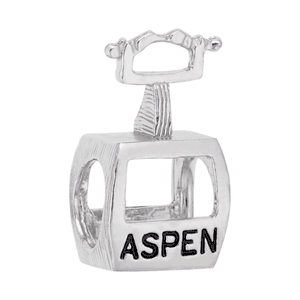Aspen Gondola Bead - 14K White Gold - 10-9178-wg