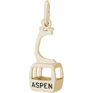 Aspen Gondola Charm - 10K Gold