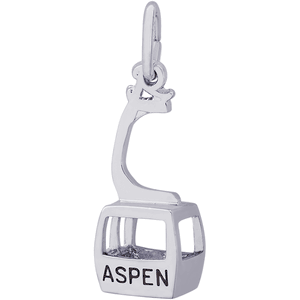 Aspen Gondola Charm - Sterling Silver