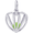 August Birthstone Charm Silver - 10-8350-8