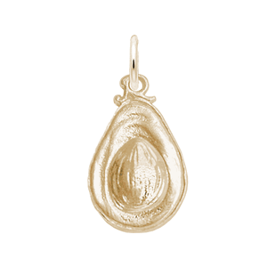 Avocado Charm - Small - 10K Yellow Gold - 1065-0-10k