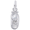 Baby Bootie April Charm Silver - 10-2734-4