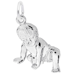 Baby Charm 14K While Gold - 10-6313-0-14KW