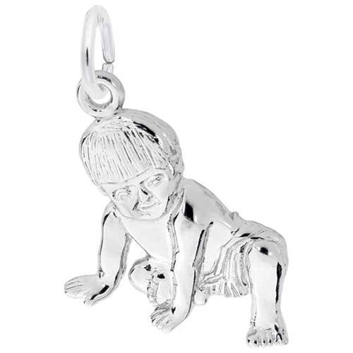 Baby Charm 14K While Gold - 10-6313-0-14KW