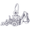 Backhoe Charm Silver - 10-6586