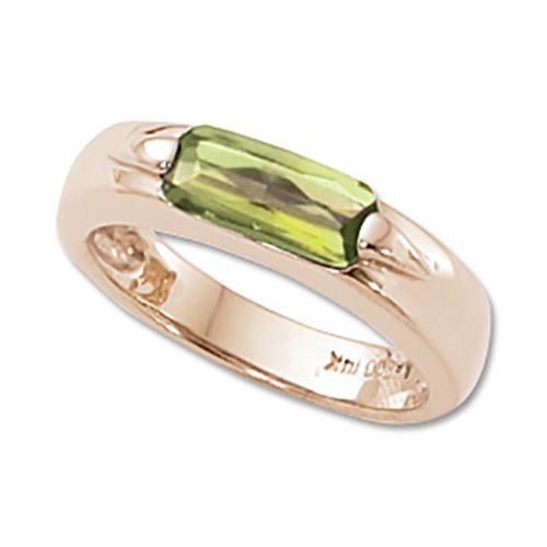 Baguette Peridot Ring - 14K Yellow Gold Size 7 - 70409PE