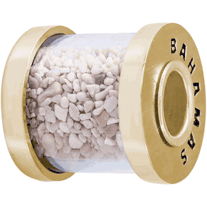 Bahamas Sand Bead Charm - 10K Gold