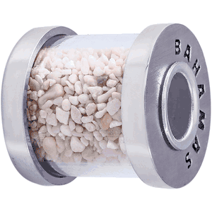 Bahamas Sand Bead Charm - Sterling Silver