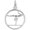 Balance Beam Gymnastics Charm Silver - 10-3959