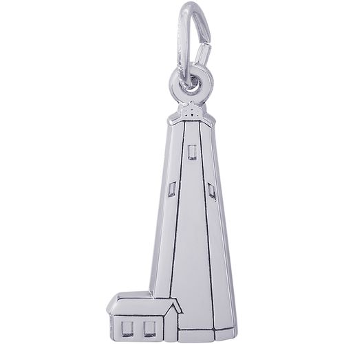 Bald Head Lighthouse Charm - Sterling Silver - 10-3526
