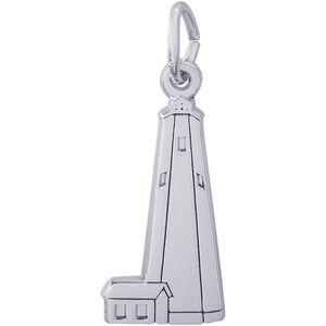 Bald Head Lighthouse Charm - Sterling Silver - 10-3526