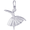 Ballet Dancer Charm Silver - 10-0190