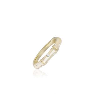 Bamboo Diamond Ring