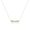 Bamboo Horizontal Diamond Necklace