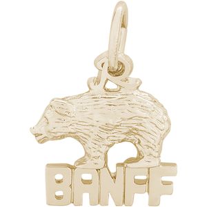 Banff With Bear Charm - 14K Gold - 10-1736-14kg