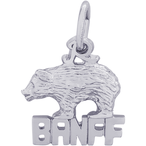 Banff With Bear Charm - 14K White - 10-1736-wg Gold