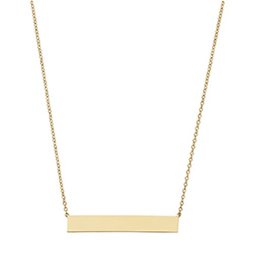 Bar Necklace - 14K Yellow Gold - 90255618