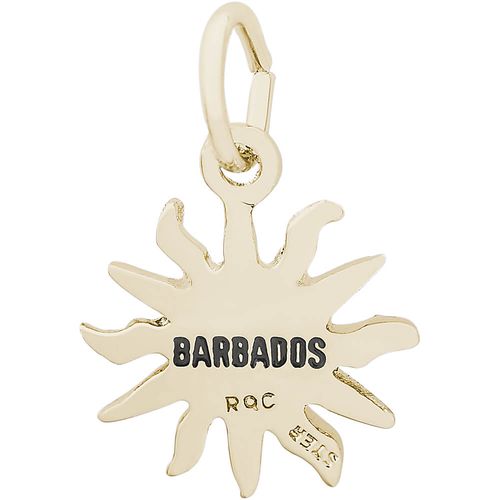 Barbados Sun Small Charm - 10K Gold