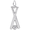Baseball & Bats Charm Silver - 10-6488
