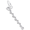 Baton Charm Silver - 10-1318