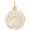 Bear Paw Print Charm - 14K Gold - 10-1607-14kg