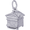 Beehive Charm Silver - 10-8216