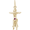 Belly Dancer Charm 10K Gold - 10-2184