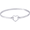Beloved Hook Closure Bangle Bracelet - Sterling Silver 8 Inch - 20-501-8-s