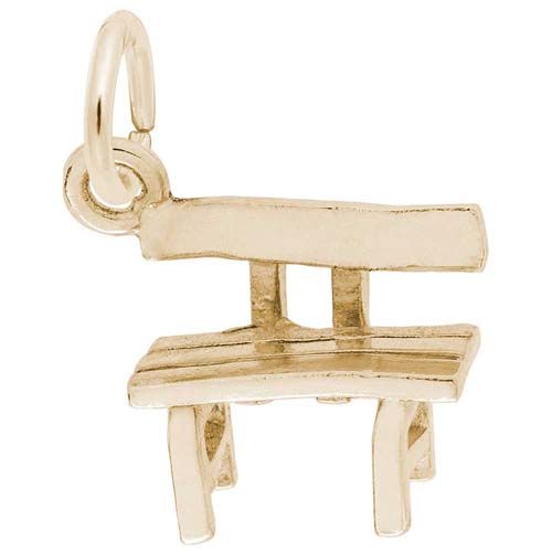 Bench Charm 10K Gold - 10-1666-0-10K