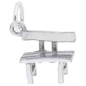 Bench Charm  - 14K White Gold  - 10-992-0-14KW