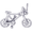 Bicycle Charm Silver - 10-0476