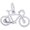 Bicycle Charm Silver - 10-3921