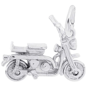 Bike Charm 14K While Gold - 10-1237-0-14KW