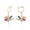 Bird of Paradise Hoop Earrings