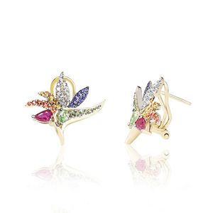 Bird of Paradise Latchback Earring