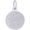 Birthday Charm White Gold - 10-5788