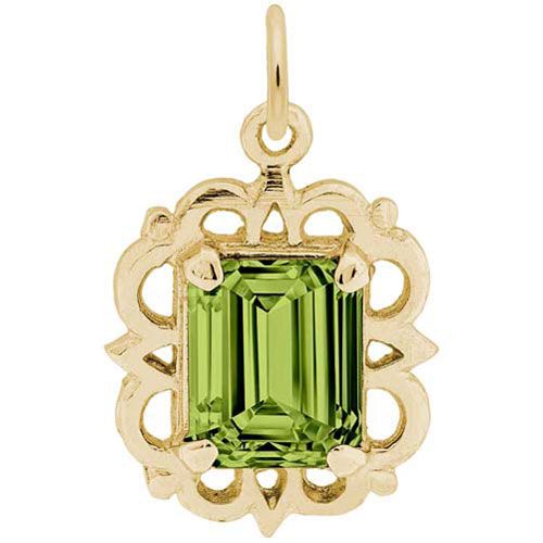 Birthstone Charm - Aug Charm 10K Gold - 10-1729-8-10K