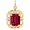 Birthstone Charm - Jul Charm Gold Plated - 10-1729-7-GP