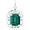 Birthstone Charm - May Charm 14K While Gold - 10-1729-5-14KW