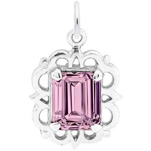 Birthstone Charm - Oct Charm Sterling Silver - 10-1729-10-SS