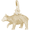 Black Bear Charm Gold Plated - 10-8248
