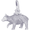 Black Bear Charm Silver - 10-8248
